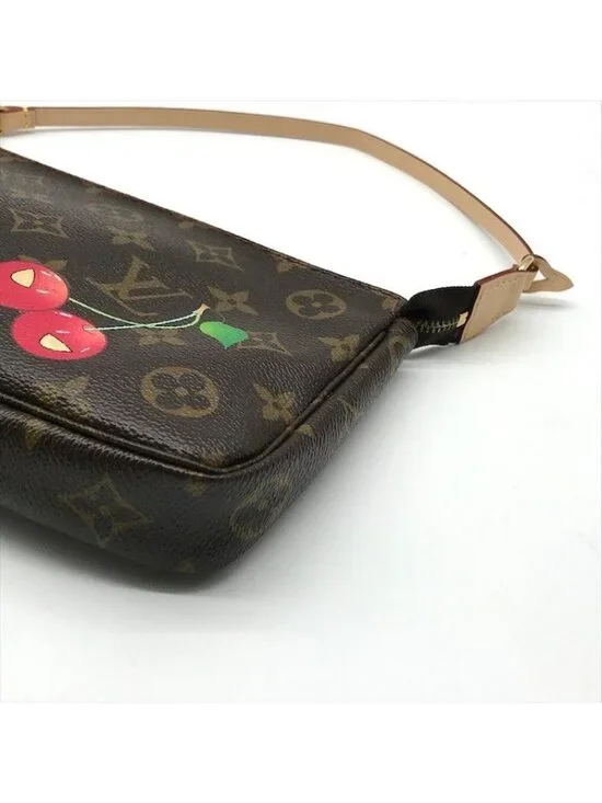 Louis Vuitton Monogram Pochette Cherry Hand Pouch - Picture 6 of 10